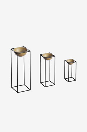 Hanah Home - Dekorativ kruka-Jashua - Guld - Krukor & vaser - Från Homeroom