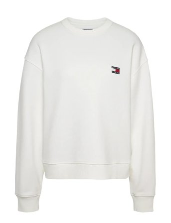 Tjw Bxy Badge Crew White Tommy Jeans