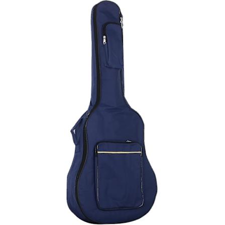 T ysikokoinen kitarakassi olkahihnoilla, vedenkest v pehmustettu kotelo, kitaratarvikkeet sininen