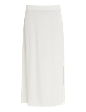 Rikke Viscose Satin Cream Line Of Oslo