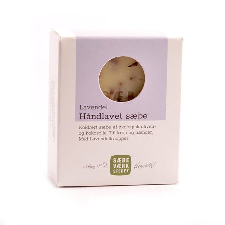 SÆBEVÆRKSTEDET Håndlavet sæbe Lavendel 100 g, Skincare, Håndpleje, Håndsæbe