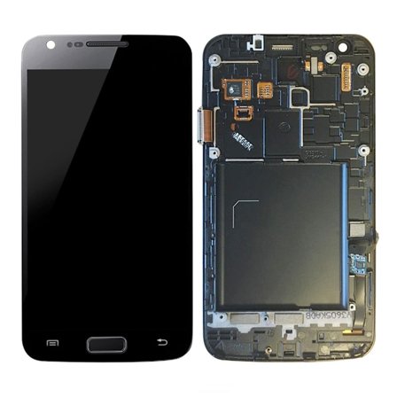 Samsung Galaxy S2 LTE (GT-I9250) Skärm med LCD Display Original - Mörkgrå