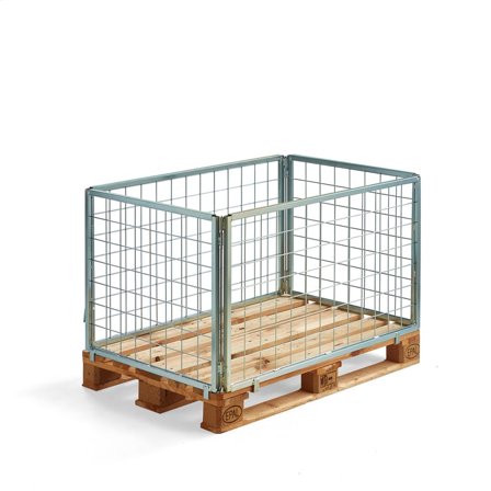 Mesh pallet collar VOLUME, 1200x800x660 mm