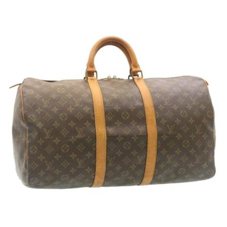 Louis Vuitton Vintage, Pre -owned Keepall 50 Bruin, Dames, Maat:ONE Size