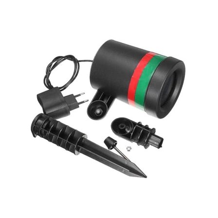 Juleprojektor - Juletema - Hagelampe med LED—pa