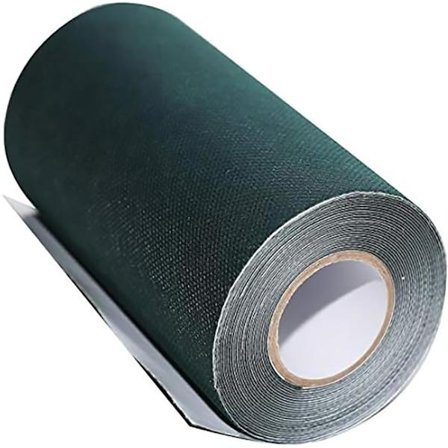 Selvklebende kunstgress teip, skjøte teip for plen, kunstgress skjøte teip kompatibel med feste av grønn gressmatte (Grønn, 15cm x 10m)