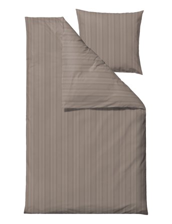 Bed Linen 140X220 Noble Taupe Home Textiles Bedtextiles Bed Sets Brown Södahl