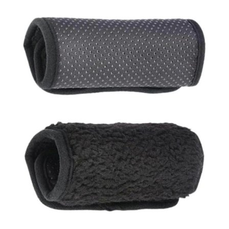 2-pakning Walker Håndtakbeskyttelse for Rullestol & Rollator, Eldre Håndtakputer, Svarte Håndtaksgrep [DB] Flerfarget