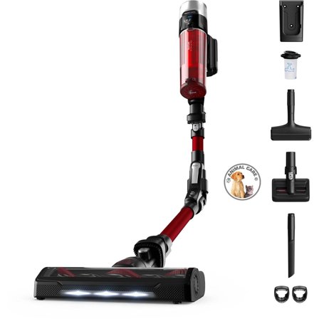 Tefal - Ledningsfri støvsuger X-Force 9.60 Flex Animal Rød