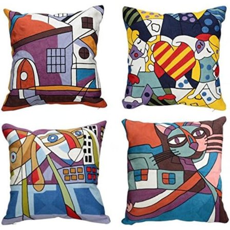 Pudebetræk 45 x 45 Dekorativ Sofa Stue Skandinavisk B