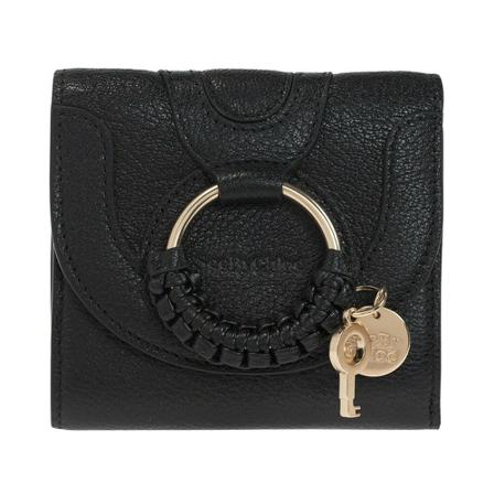 See by Chloé Hana leather wallet , Zwart , Dames , Maat: ONE Size Portefeuilles