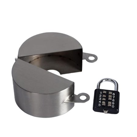 Rustfri vandhane lås i rustfrit stål, korrosionsbestandig, ingen deformation, vandhane lås til besparelse af vandressourcer og regninger