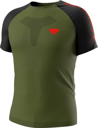 Dynafit Men's Ultra S-Tech Shirt Men Short sleeved fitness sweater Green S/M