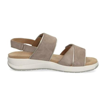 Caprice, cement comb casual open sandals Beżowy, Kobieta, Rozmiar: 37 EU