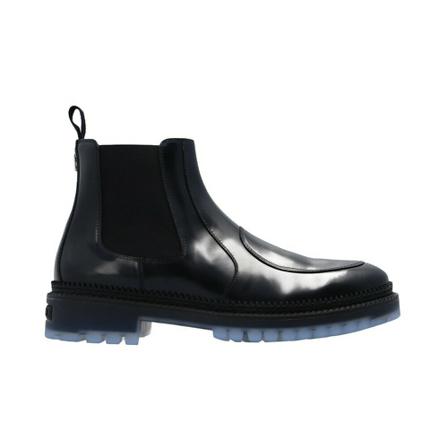 Jimmy Choo, Boaz leather Chelsea boots Czarny, Mężczyzna, Rozmiar: 42 1/2 EU