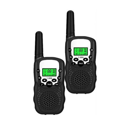 2-pack Walkie Talkies för barn och vuxna, lång räckvidd, laddningsbara, droppsäkra, leksaker, gåvor för flickor och pojkar 3-5-6-8-9-12 år, USB Walkie