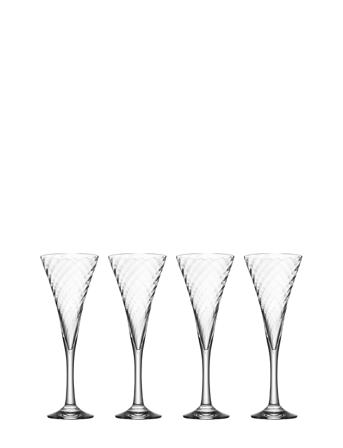 Helena Champagne 25 Cl 4-Pack Home Tableware Glass Champagne Glass Nude Orrefors