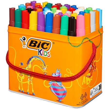 BIC Feutres Kids Visacolor XL (+3 ans) Lot de 48