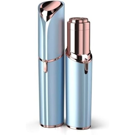 Ansigtshårfjerner til kvinder - som set i TV Smertefri Ansigtsbarbermaskine - Elektrisk Hårfjerningsenhed til Ansigt Læber Peach Fu