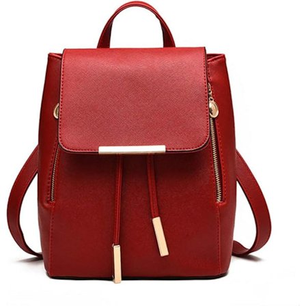 Damerygsæk mode læder skuldertaske pige student skoletaske rygsæk rejsetaske rygsæk skoletaske