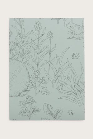 Newbie | Tapetprov Forest Friends | Grön