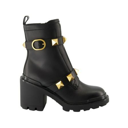 Valentino Garavani Heeled Laarzen , Zwart , Heren , Maat: 38 EU Laarzen