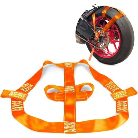 Motorcykel Transport Sikkerhedsenhed, Bagerste Hjul Spændebånd, Te