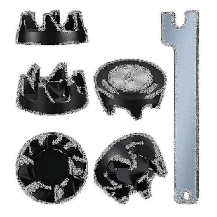 6 Pakker 9704230 Blender Kobling Blender Kobling Udskiftningsdele Med 1 Nøgle Kompatibel Med Kitc