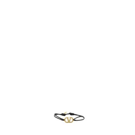 Valentino Rings Sort, Dame Ringe, Størrelse: ONE Size