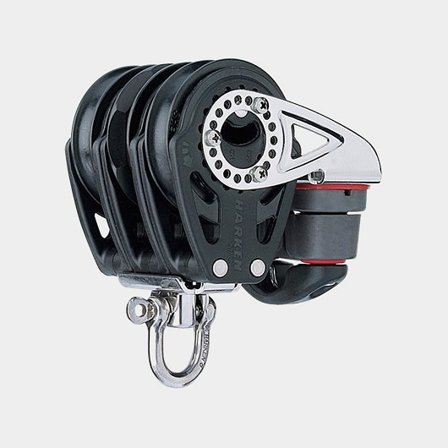 Harken 57mm Triple Ratchet Block - Swivel, Cam Cleat (2140)