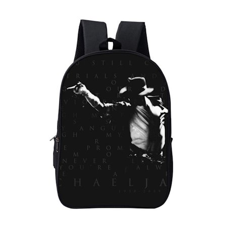 Michael Jackson ryggsäck dubbellagersväska 16 tum stil 15