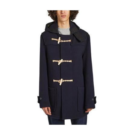 Gloverall, Mid Monty Coat Blauw, Heren, Maat:S