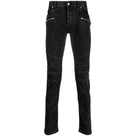 Balmain Jeans Sort, Herre, Størrelse: W30