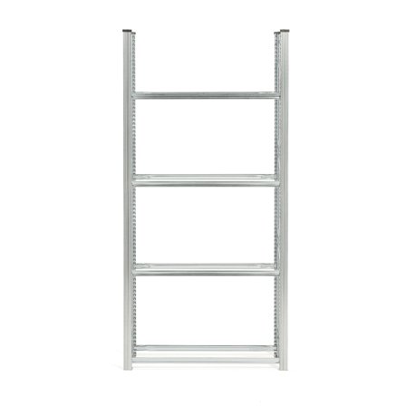 Reifenregal TRANSFORM Grundmodul mit 4 Ebenen, 2500 x 1200 x 400 mm