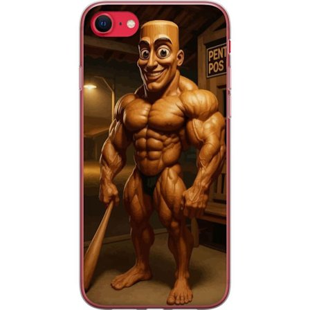 Apple iPhone SE (2020) Gjennomsiktig deksel Italiensk Brainrot träfigur