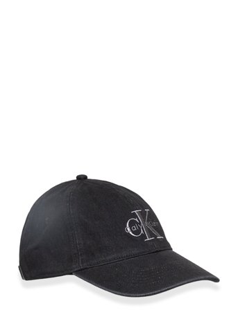Monologo Embroidery Denim Cap Black Calvin Klein
