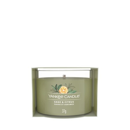 Yankee Candle Filled Votive Candles Sage & Citrus 37g - Candela Profumata