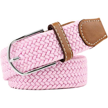 Flerfarget Elastisk Vevd Belte Casual Flettet Stretchbelte