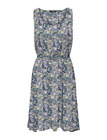 Onlnova Lux S/L Sara Dress Aop Ptm Dresses Summer Dresses Multi/mønstret ONLY*Betinget Tilbud