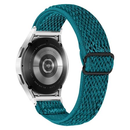 Samsung Galaxy Watch 5 / 5 Pro / 4 klockarmband i nylon - Mörkgrön