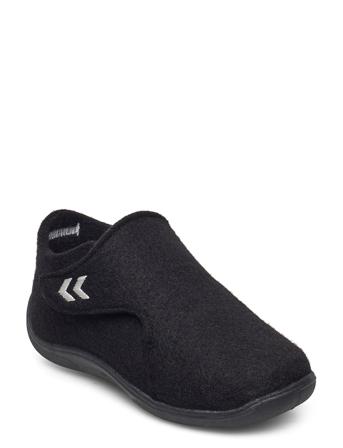 Wool Slipper Infant Aamutossut Sisäkengät Musta Hummel