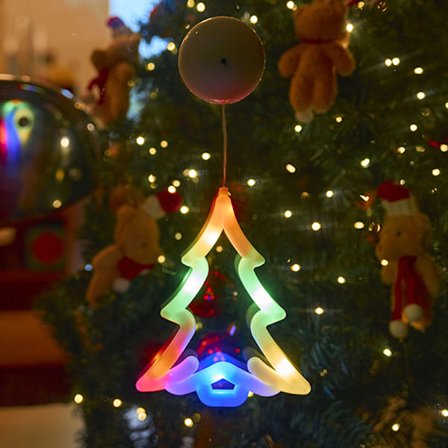 Jul sugpropp ljusslinga Jul liten ljus atmosfär dekoration set full av stjärnor semester lågspänning batterilåda ljusslinga