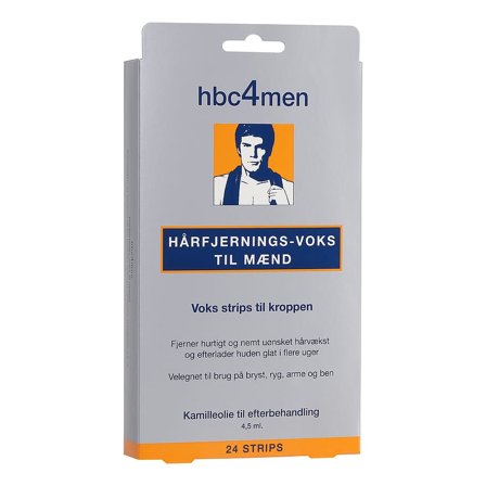 Hanne Bang Hårfjerningsvoks til Mænd 24 stk, Skincare, Skincare, Hårfjerning