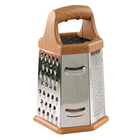 6-sidig Matskärare I Rostfritt Stål För Grönsaksost