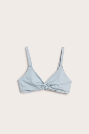 Kappahl | Bralette med knute foran | Lyseblå