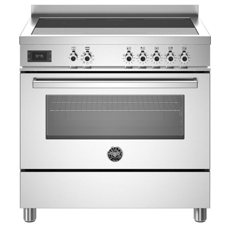 Bertazzoni PRO95I1EXT Professional induktionsspis med singelugn, 90 cm, rostfritt stål | Vitvaror > Induktionshällar > Induktionsspis | Bagaren och 