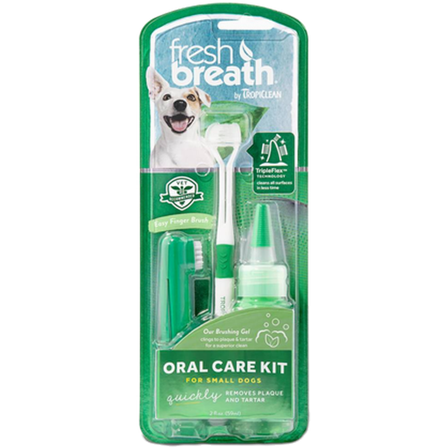 TropiClean - Fresh Breath Oral Care Kit Small Dog 59 ml - Hund - Hundepleie & kosttilskudd - Tannpleie - ZOO.no