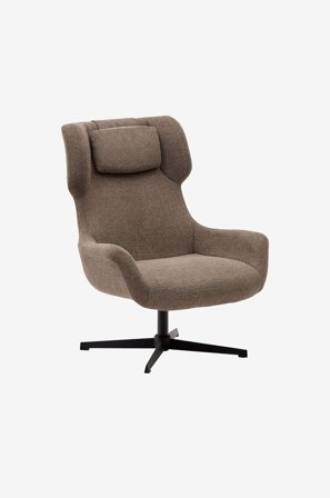 Kave Home - Fåtölj - zalina - Brun - Fåtöljer - Från Homeroom