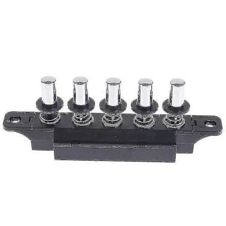 Fem-posisjons plugg-inn knappebryter for kjøkkenvifte, fem-posisjons sølvbryter Shytmv