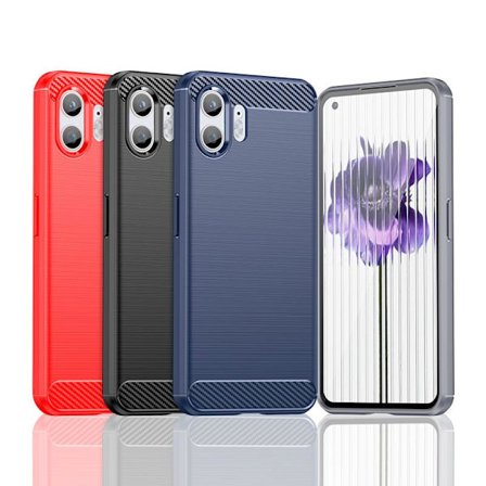 SKALO Nothing Phone (2) Armor Carbon Iskunkestävä TPU suojakuori - Valitse väri